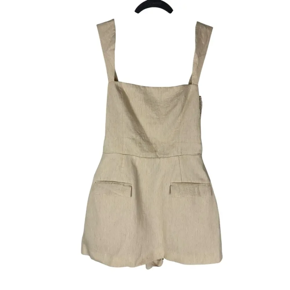 Amanda Uprichard Bethany Skort Linen Summer Vacation Going Out Evening M